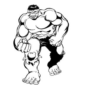 coloriage hulk