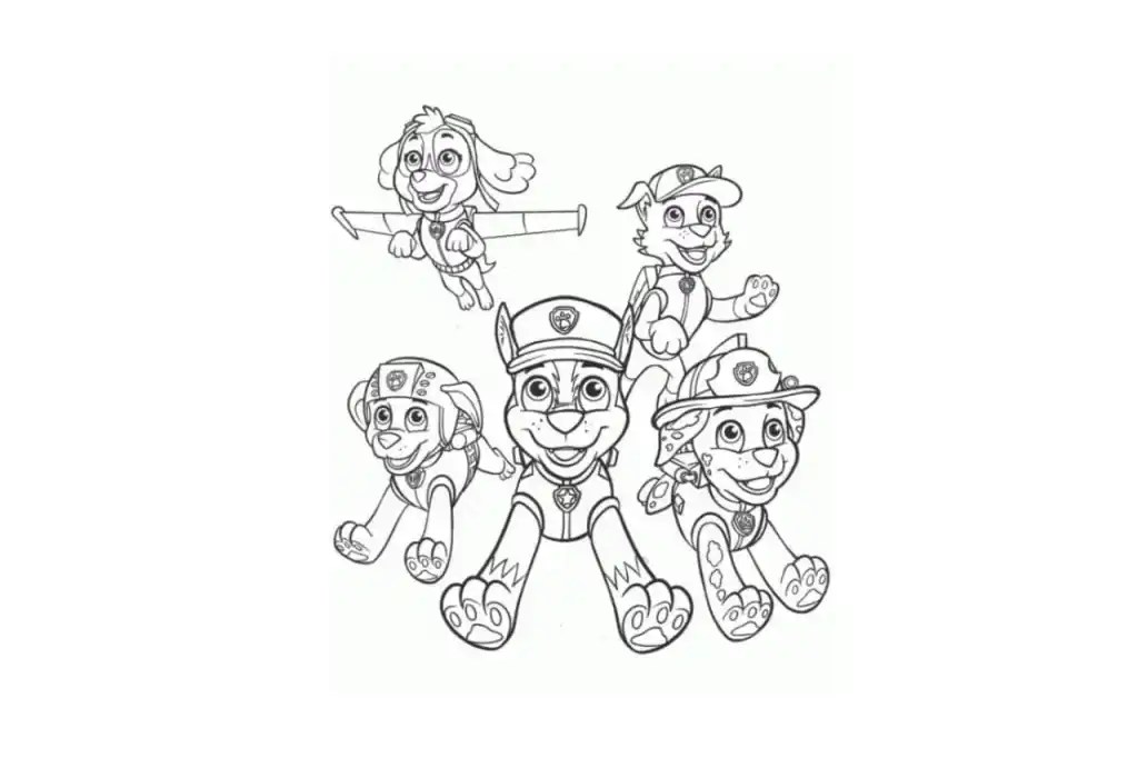 coloriage pat patrouille
