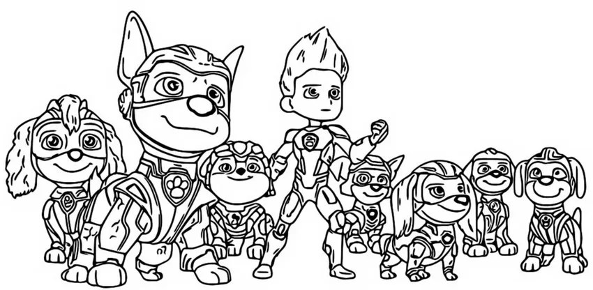 coloriage pat patrouille