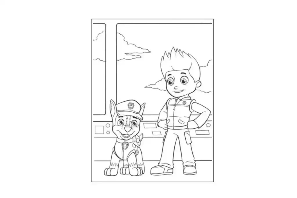 coloriage pat patrouille