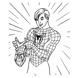 coloriage spider-man