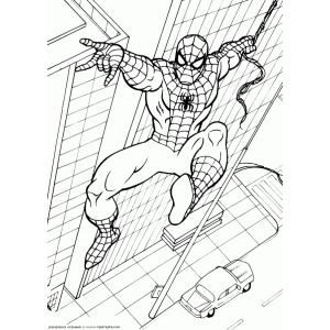 coloriage spider-man