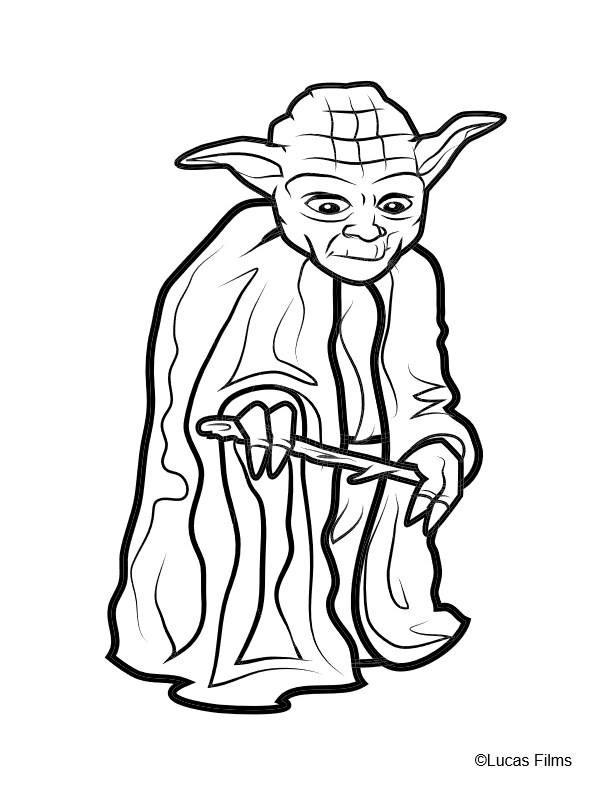 coloriage maitre yoda