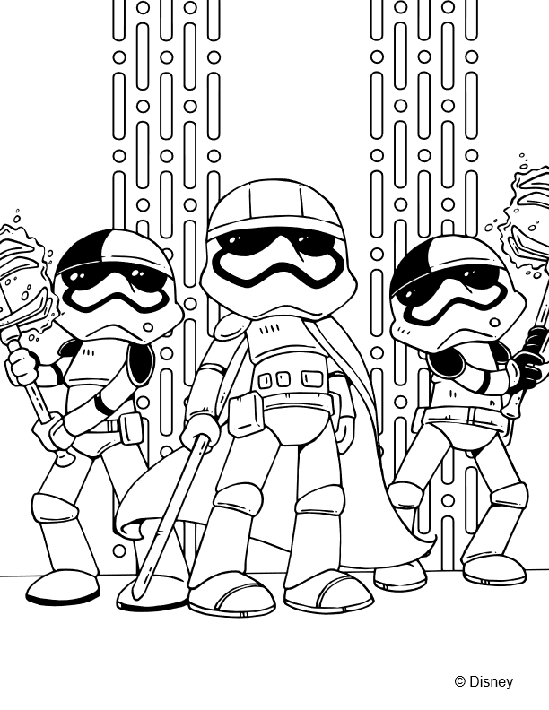 coloriage clone star wars