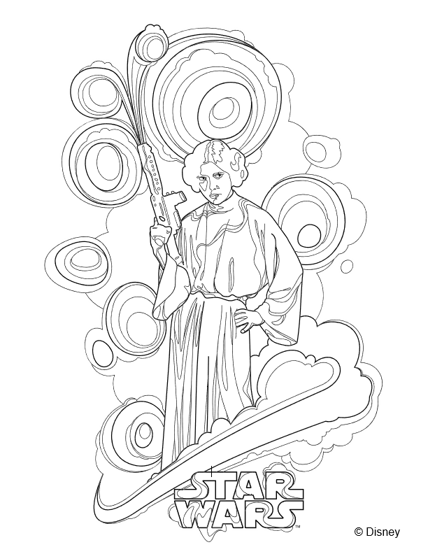 coloriage star wars