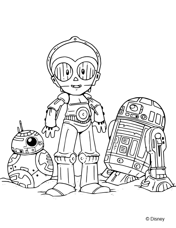 coloriage star wars