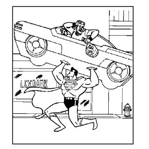 coloriage superman