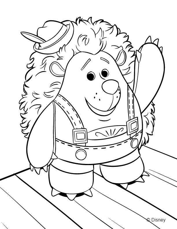 coloriage Toy story herisson