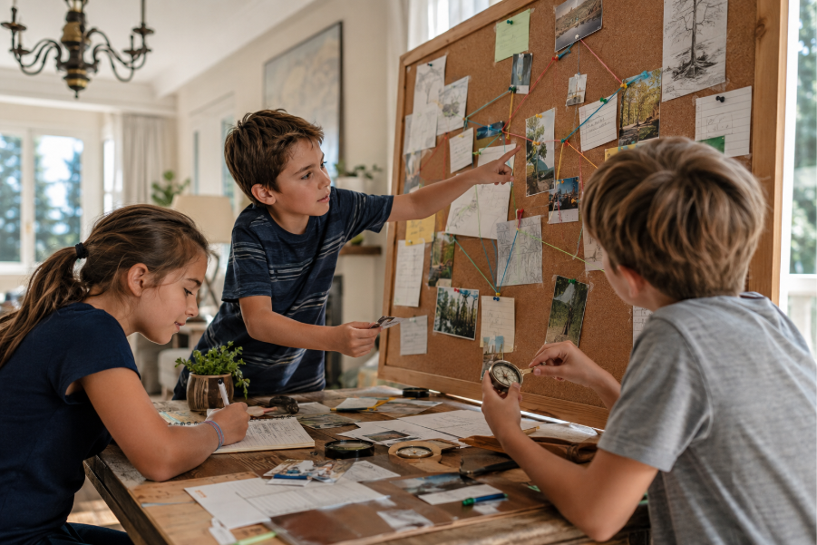 Jeux d'enquête enfant