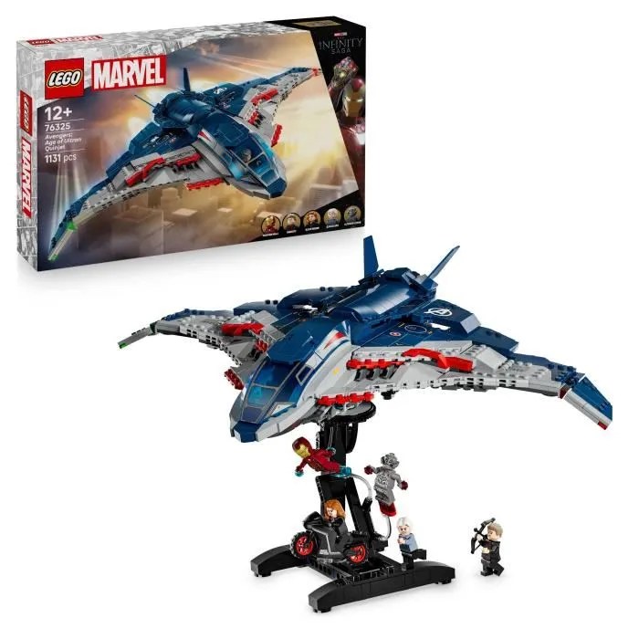 LEGO Marvel 76325 Le Quinjet d’Avengers : L'Ère d'Ultron
