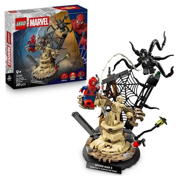 LEGO Marvel 76334 Le Combat Légendaire entre Spider-Man et Sandman