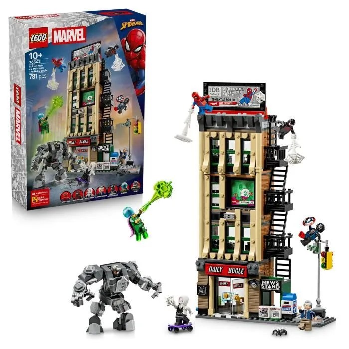 LEGO Marvel 76342 Spider-Man contre Mystério : le Daily Bugle
