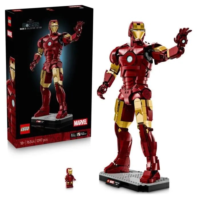 LEGO ǀ Marvel 76344 Iron Man Mark 3 Édition Collector