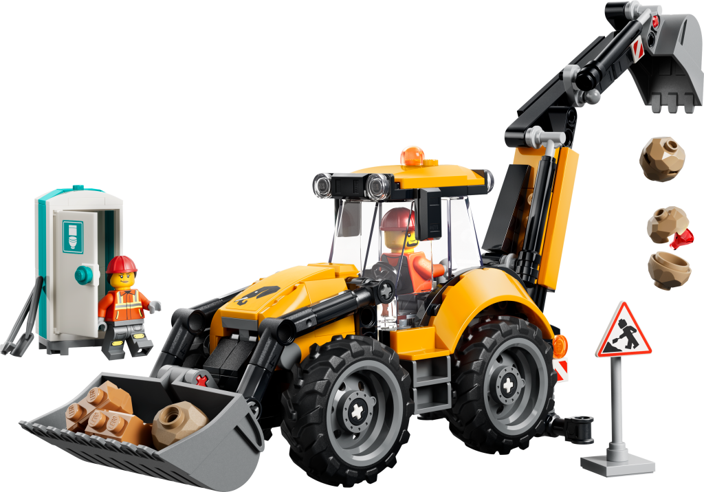 LEGO City 60480 Le Tractopelle Jaune
