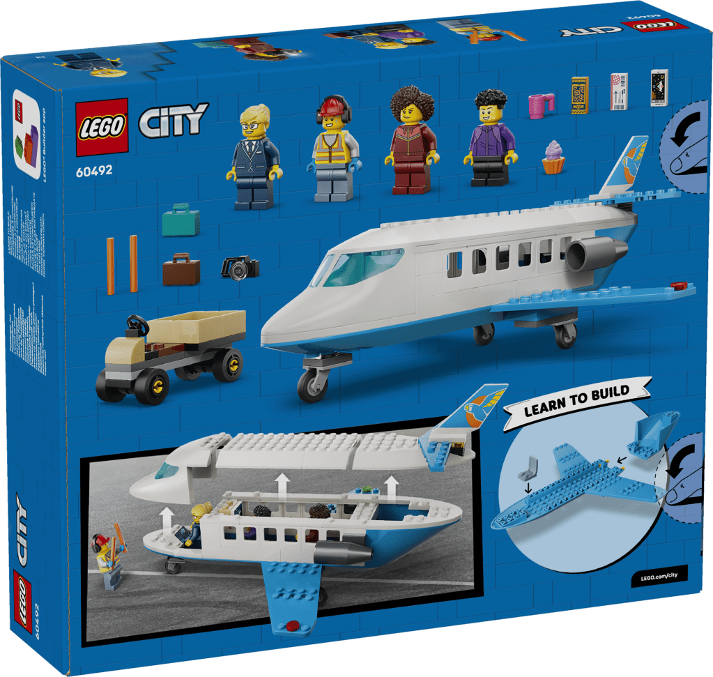boîte LEGO City 60492 L'Avion de Tourisme