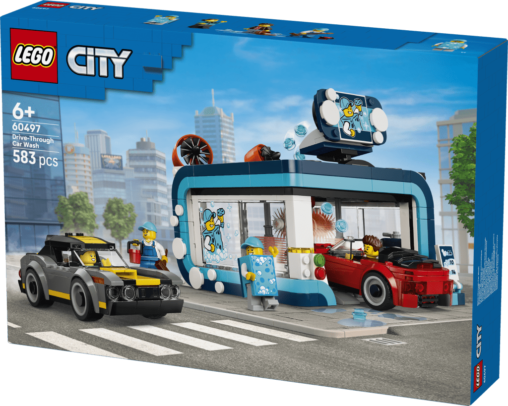boîte LEGO City 60497 La Station de Lavage Automatique