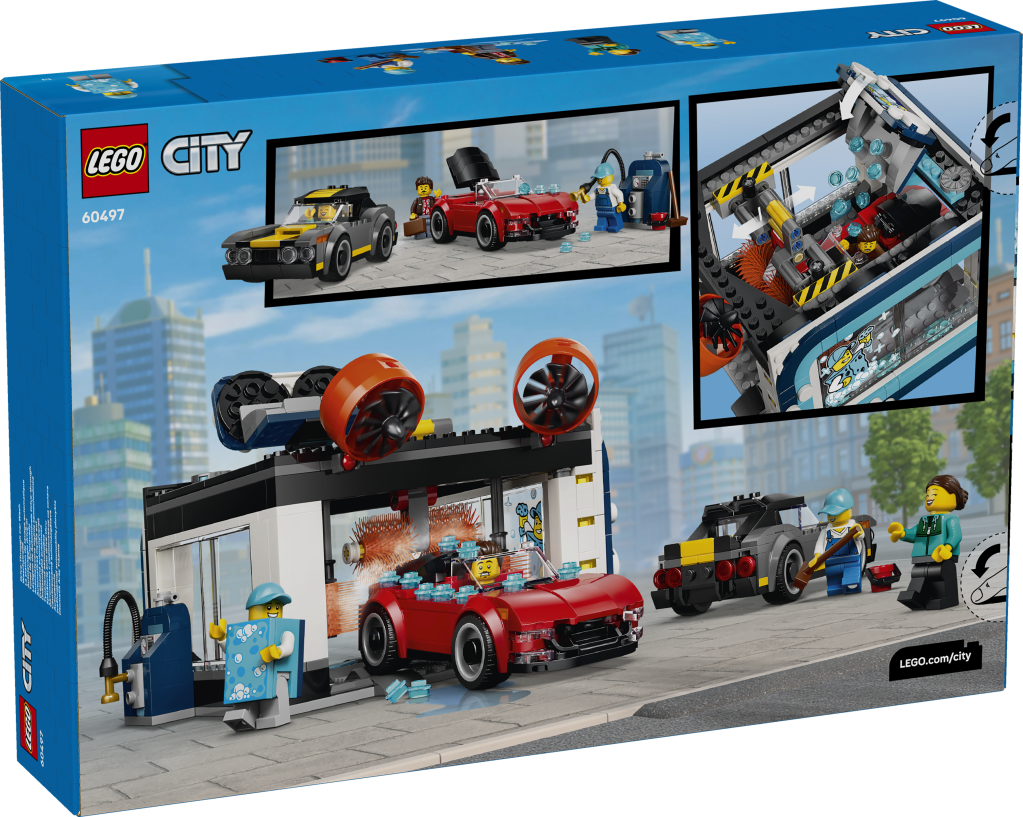 boîte LEGO City 60497 La Station de Lavage Automatique