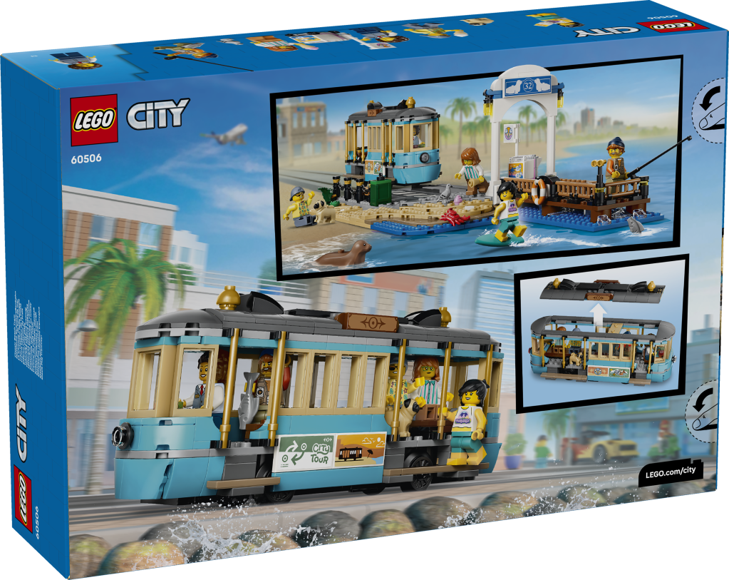 boîte LEGO City 60506 Le Tramway de Bord de Mer