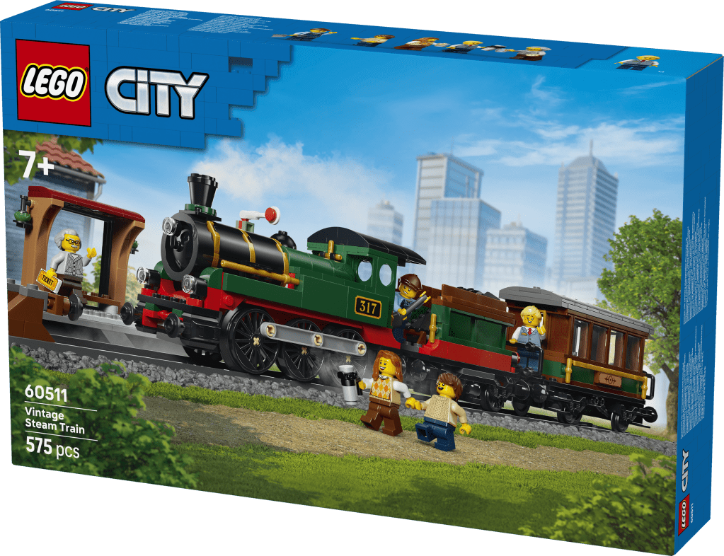boîte LEGO City 60511 Le Train à Vapeur Rétro