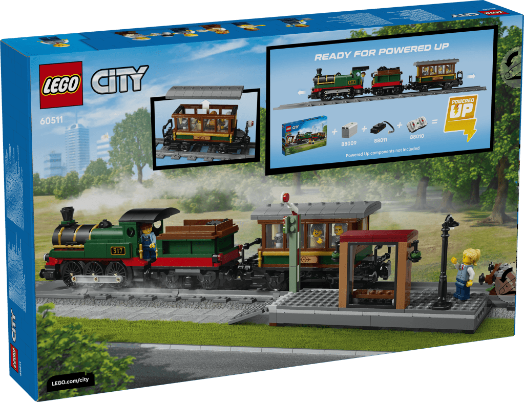 boîte LEGO City 60511 Le Train à Vapeur Rétro