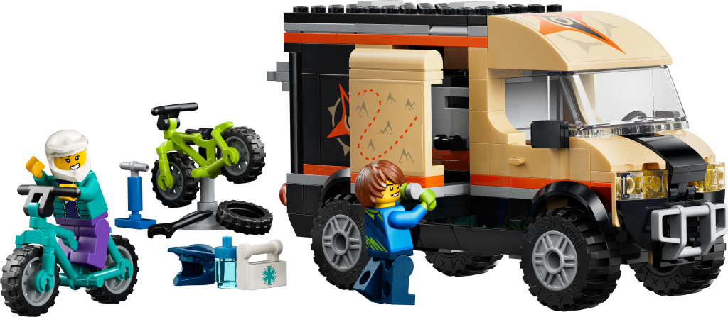 LEGO City 60512 Le Camping-Car d'Aventures et ses VTT