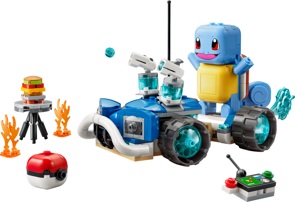 LEGO Pokémon 72156 SMART Play : L'aventure de Carapuce avec le buggy du dresseur