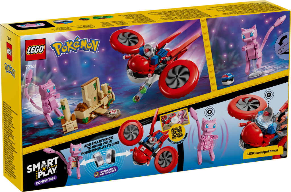 boîte LEGO Pokémon 72161 SMART Play : recherche de Mew fabuleux en drone