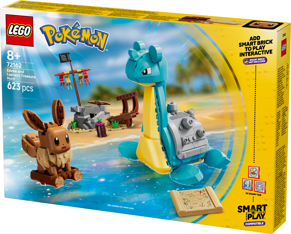 boîte LEGO Pokémon 72162 SMART Play : chasse au trésor d'Évoli et Lokhlass