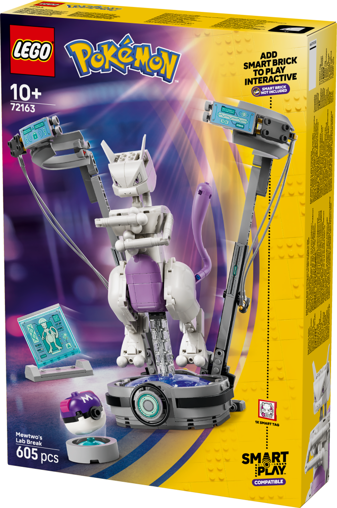 boîte LEGO Pokémon 72163 SMART Play : L'évasion du labo de Mewtwo