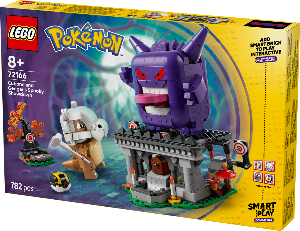 boîte LEGO Pokémon 72166 SMART Play : L'affrontement terrifiant entre Osselait et Ectoplasma