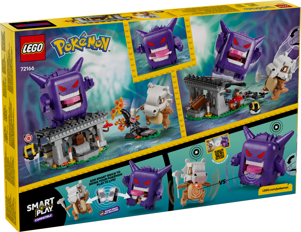 boîte LEGO Pokémon 72166 SMART Play : L'affrontement terrifiant entre Osselait et Ectoplasma