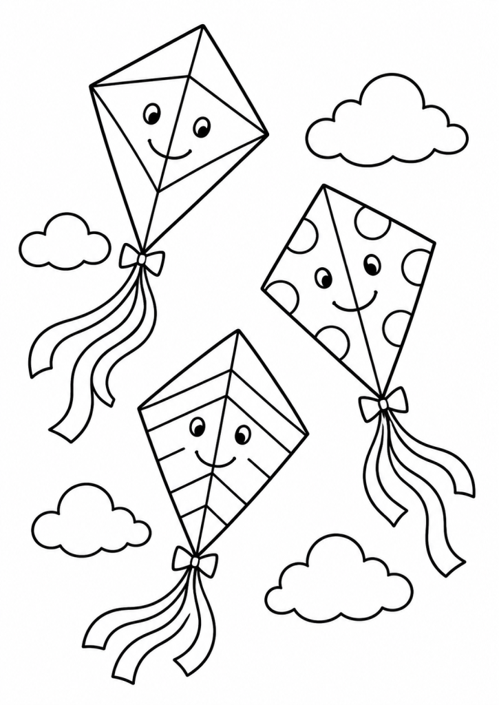 coloriage nature vacances