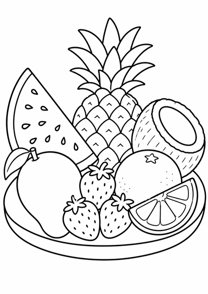 coloriage été maternelle