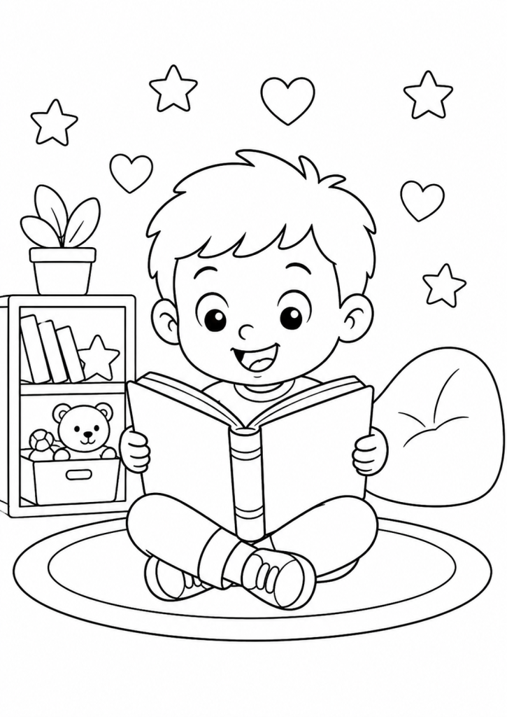 coloriage rentré maternelle école