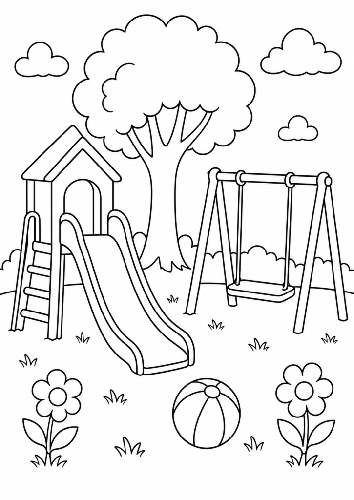 coloriage rentré maternelle école