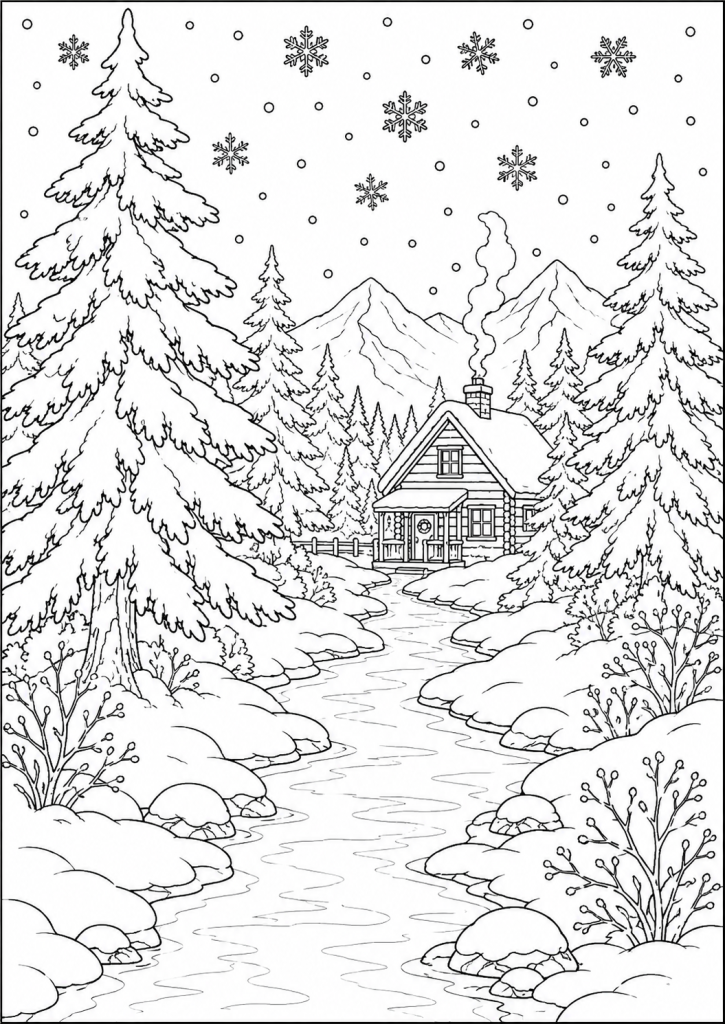 coloriage adulte nature