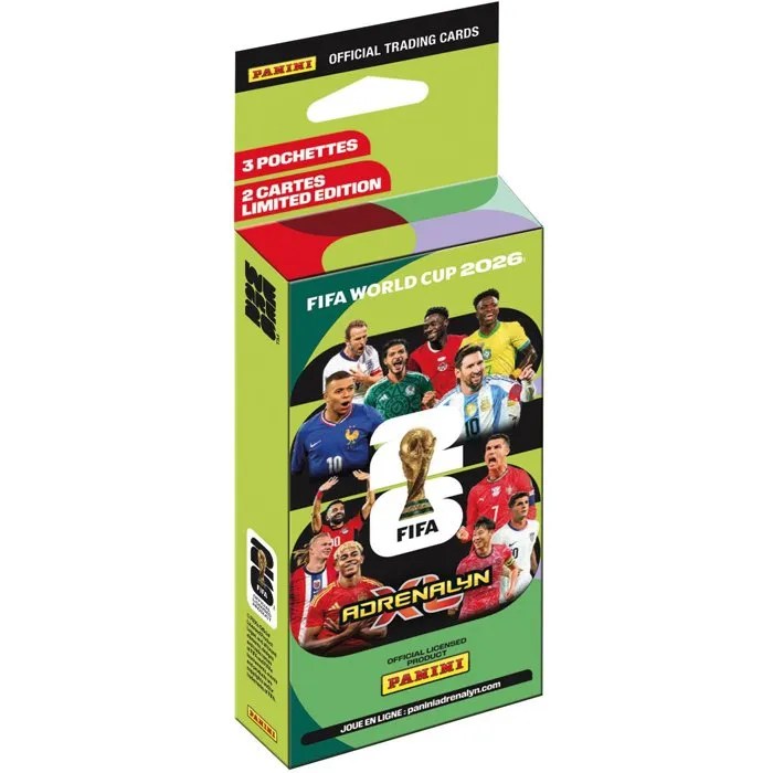lots cartes panini coupe du monde 2026