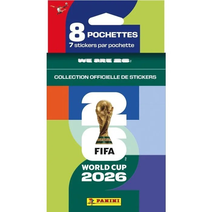 pochettes panini coupe du monde 2026