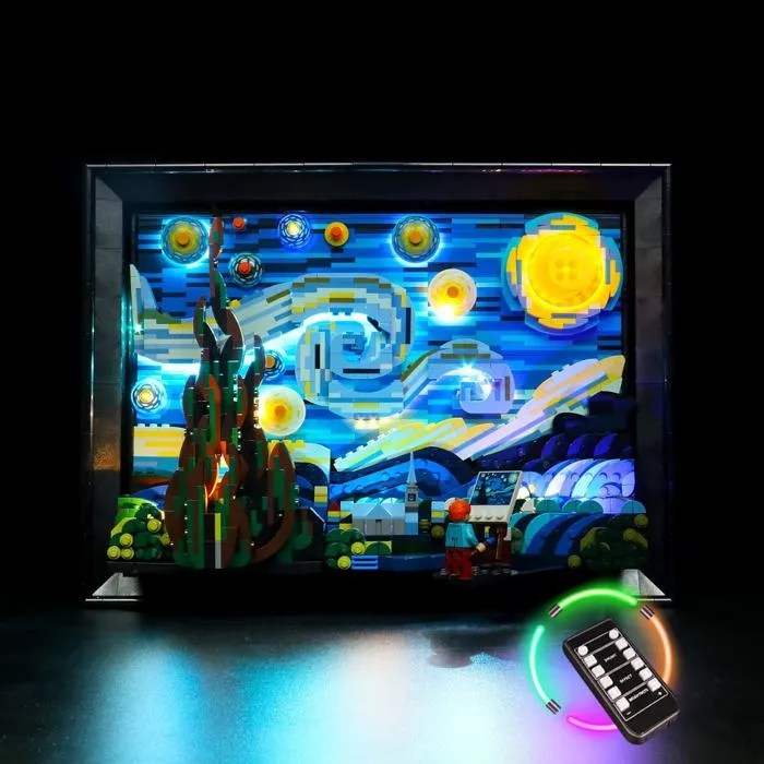 kit led tableau lego