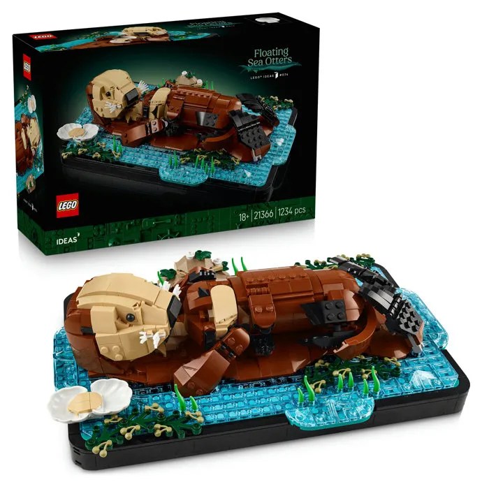 LEGO Ideas 21366 Les Loutres Câlines