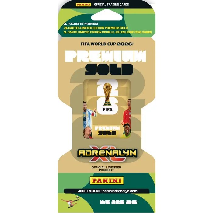pochette cartes panini coupe du monde 2026