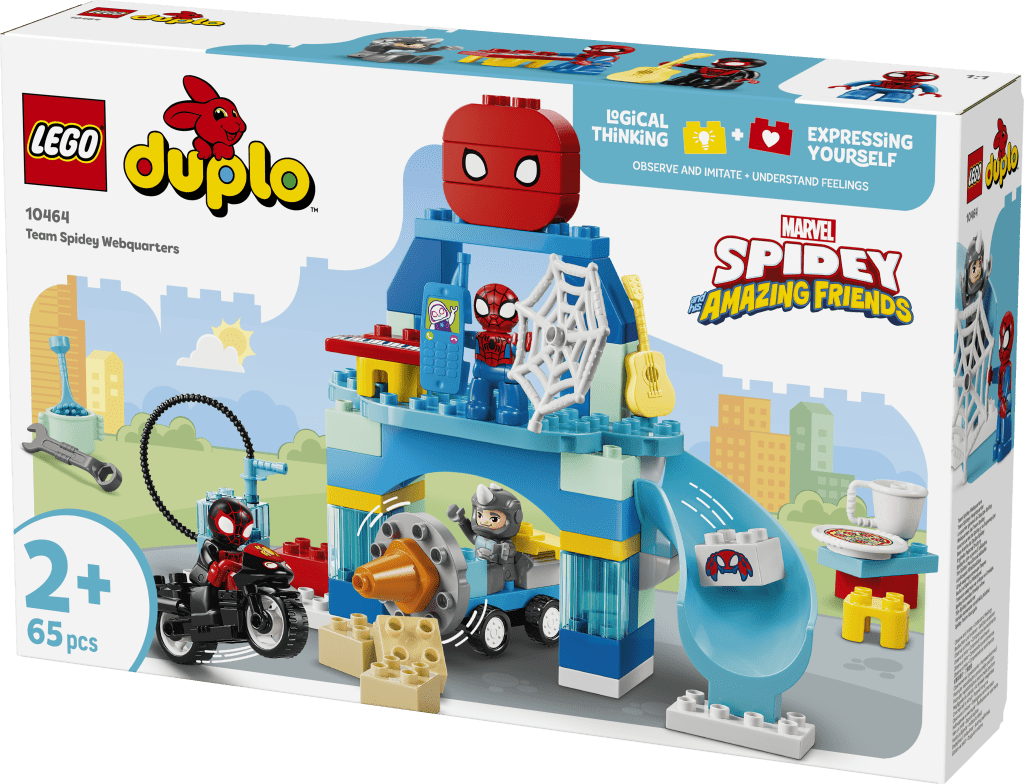 boîte LEGO® DUPLO Marvel 10464 Le Quartier Général de l'Équipe Spidey