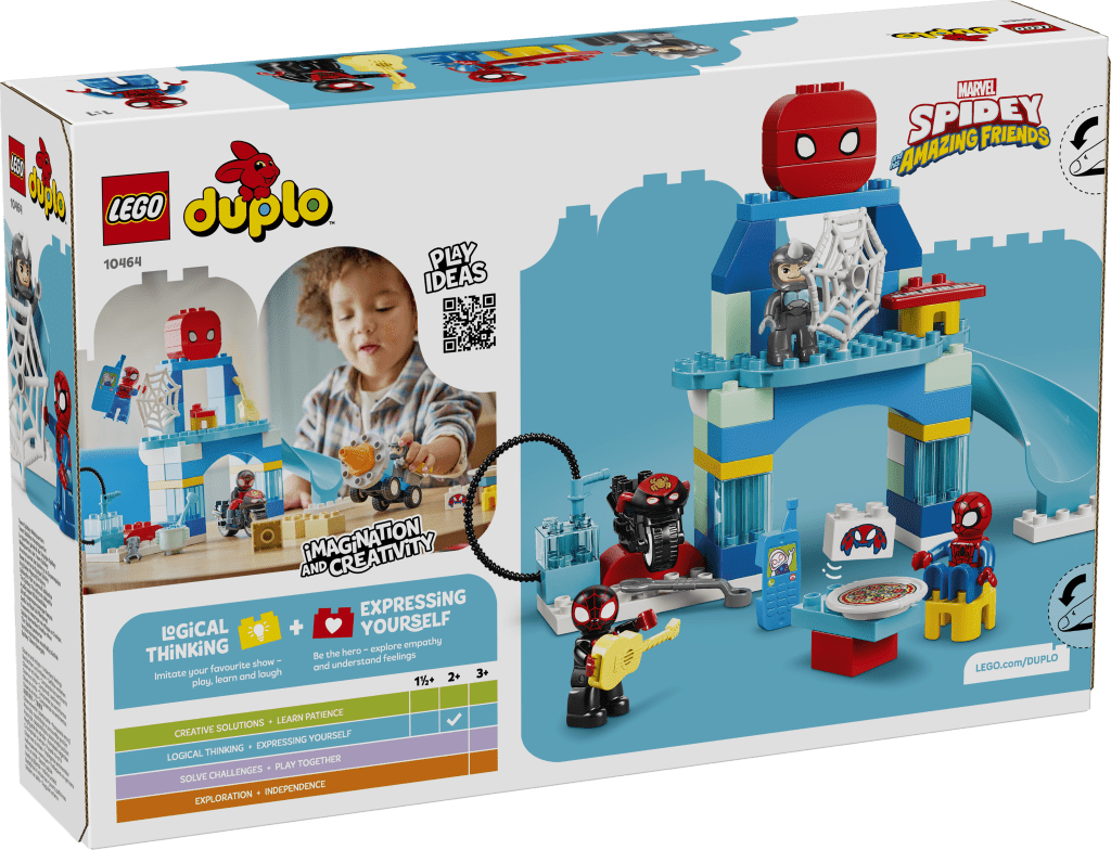 boîte LEGO® DUPLO Marvel 10464 Le Quartier Général de l'Équipe Spidey