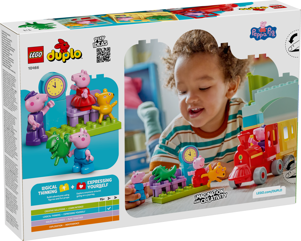 boîte LEGO® DUPLO Peppa Pig 10466 Le Voyage en Train avec Papy Pig
