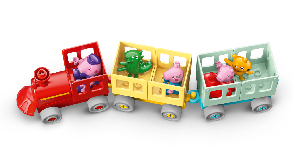 détails LEGO® DUPLO Peppa Pig 10466 Le Voyage en Train avec Papy Pig