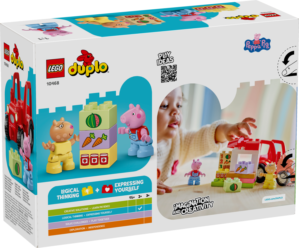 boîte LEGO® DUPLO Peppa Pig 10468 Tracteur et Marché