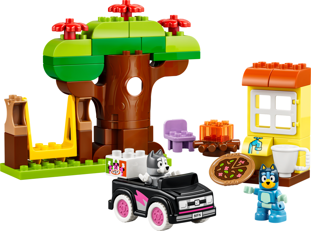 LEGO® DUPLO Bluey 10469 Les Livreuses de Pizza avec Muffin et Bluey