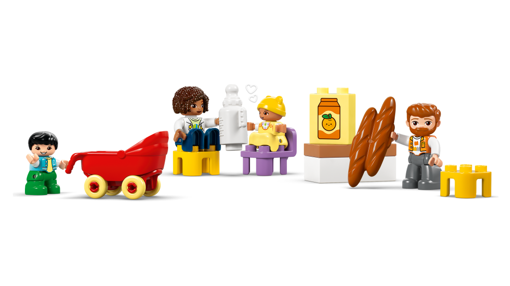 figurines LEGO® DUPLO Ma Ville 10470 La Maison Familiale Moderne 3-en-1