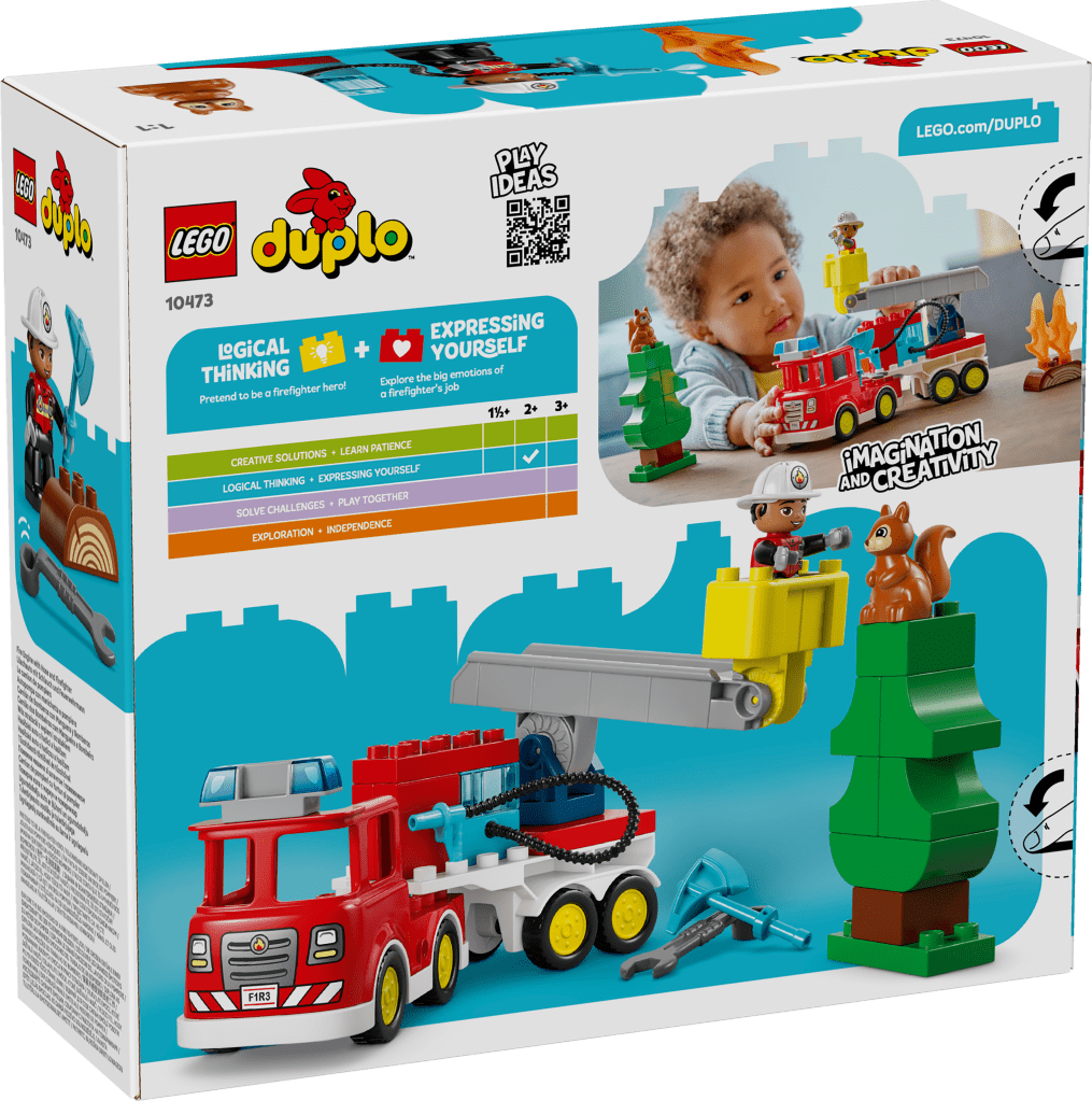 boîte LEGO® DUPLO Ma Ville 10473 Le Camion de Pompiers