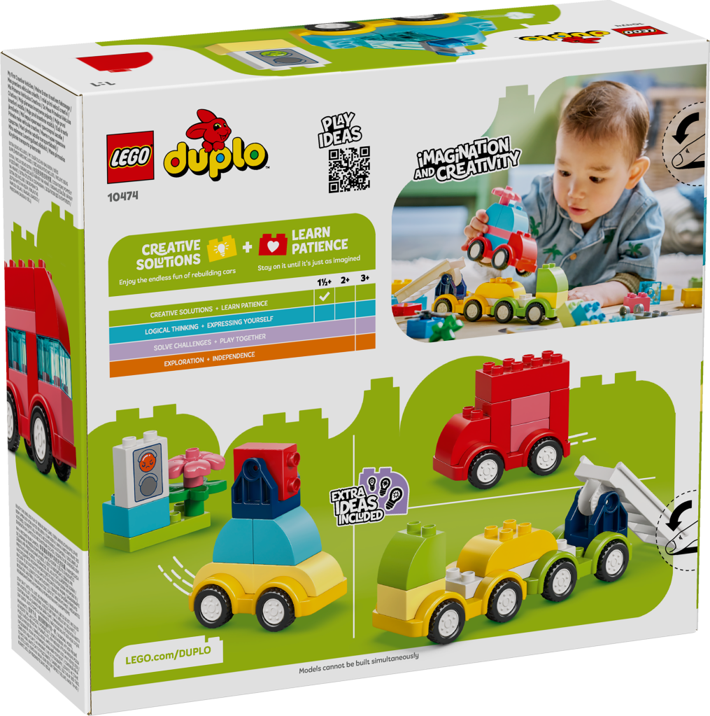boîte LEGO® DUPLO My First 10474 Les Véhicules Créatifs